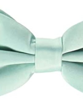 mens Satin Solid Bow Tie