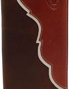 Two Tone Shield Rodeo Wallet, Tan