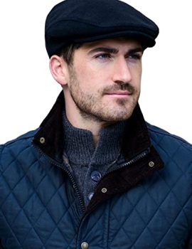 Mucros Weavers Irish Trinity Flat Cap for Men Newsboy Hat