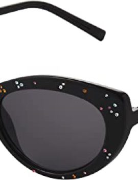 Betsey Johnson Women’s Star Studded Sunglasses Oval