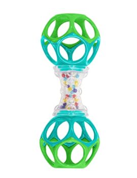 Bright Starts Oball Shaker Rattle Toy, Ages Newborn +