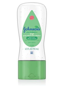 Johnson’s Baby Oil Gel with Aloe Vera & Vitamin E, Hypoallergenic Baby Skin Care, 6.5 fl. oz