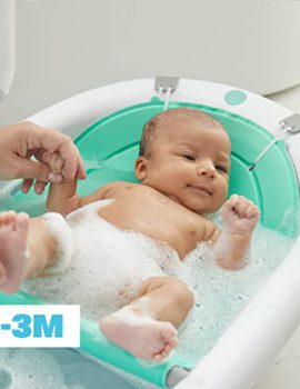 Grow-with-Me Bath Tub| Transforms Infant Bathtub to Toddler Bath Seat with Backrest for Assisted Sitting in Tub