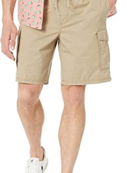 Men’s 9″ Elastic Waist Cargo Short