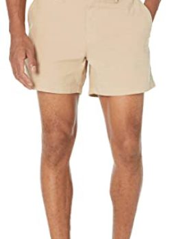 Men’s Slim-Fit 5″ Lightweight Comfort Stretch Oxford Short