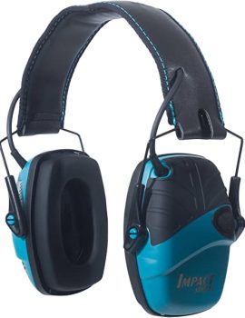 Howard Leight by Honeywell Impact Sport Sound Amplification Electronic Shooting Earmuff, Teal