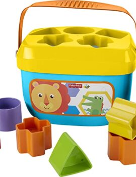 Fisher-Price Stacking Toy Baby’S First Blocks Set Of 10 Shapes For Sorting Play For Infants Ages 6+ Months