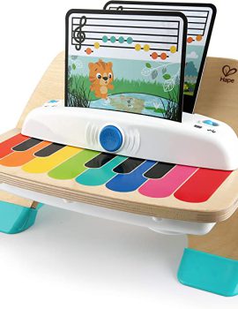 Baby Einstein and Hape Magic Touch Piano Wooden Musical Toddler Toy, Age 6 Months and Up