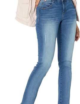 Democracy Women’s Petite Ab Solution Straight Leg Jean