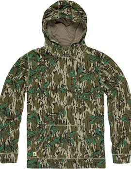 Men’s Vintage Camo Hunt Hoodie, Greenleaf, X-Large