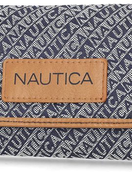 Nautica Women’s Perfect Carry-All Money Manager Oraganizer with RFID Blocking Wallet