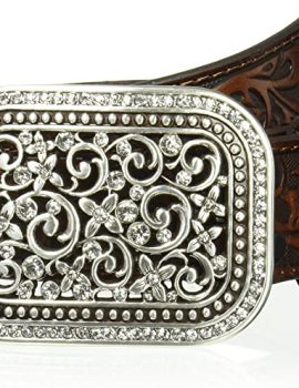 ARIAT Women’s Scroll Embossed Buckle Belt