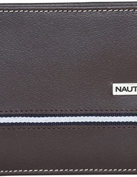 Nautica Logo Ribbon Leather Wallet