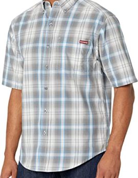 Men’s Mortar Ss Plaid Shirt