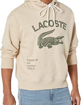 Loose Fit Crocodile Hooded Sweatshirt