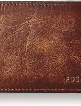 Men’s Leather Slim Minimalist Bifold Front Pocket Wallet